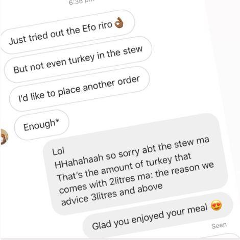 Verified HOTM Customer Food Review - Home of Tasty Meals